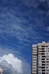 modern building in the sky