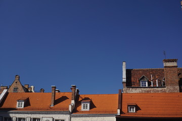 houses in old town of gdansk poland