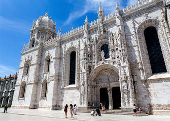 Lisbon Gothic Jeronimos Monastery © Downunderphoto