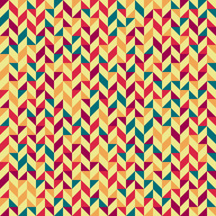 Abstract seamless triangle pattern. Background design for prints, textile, fabric, package, cover, greeting cards.