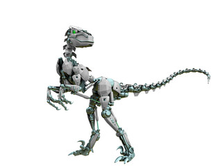 velociraptor robot pin up pose