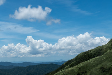 Mountain and sky