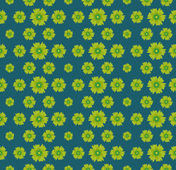 Seamless abstract flower textile pattern. Multicolor modern stylish background cover geometric shapes.
