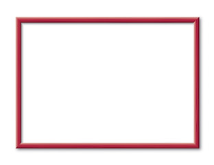 CADRE EN BOIS rouge_EPS10