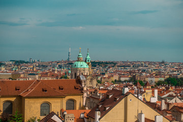 Fototapeta premium Cityscape of Prague, Czech Republic, Europe