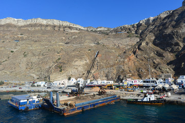 Fährhafen Santorin - Griechenland