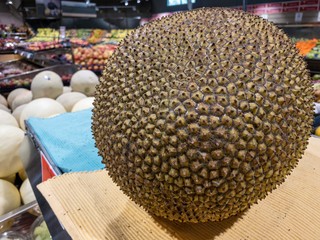 Jack fruit in grocery store