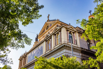 The beautiful church of San Gioacchino in Prati; in the prestigious residential district of Prati;...