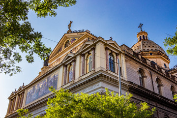 The beautiful church of San Gioacchino in Prati; in the prestigious residential district of Prati; in the center of Rome; near the Vatican.