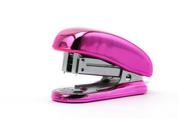 Office stapler on a white background