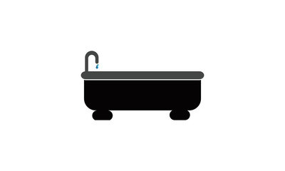 bathtub vector logo