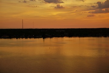 sunset on lake, sunset, water, sky, sunrise, lake, sun, landscape, sea, clouds, nature, river, reflection, dusk, beautiful, summer, horizon, sundown, calm, light, seascape, view, beautiful