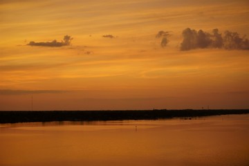sunset on lake, sunset, water, sky, sunrise, lake, sun, landscape, sea, clouds, nature, river, reflection, dusk, beautiful, summer, horizon, sundown, calm, light, seascape, view, beautiful