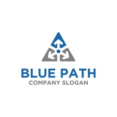 Triangle Arrow Company Logo Template Idea