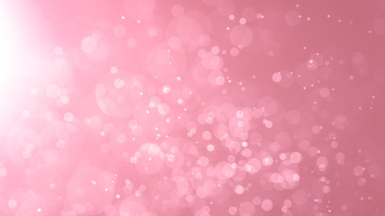 Abstract Pink bokeh defocus glitter blur background.