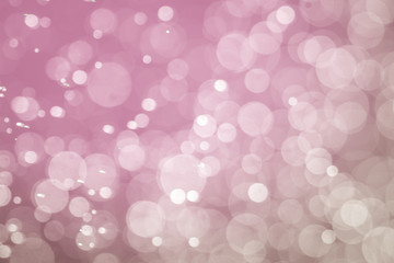 Abstract Pink bokeh defocus glitter blur background.