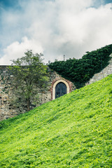 Door in the green hills