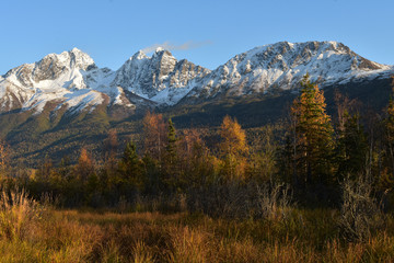 Obraz premium Alaska mountain landscape.