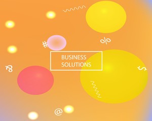 Gradient smooth mesh background.