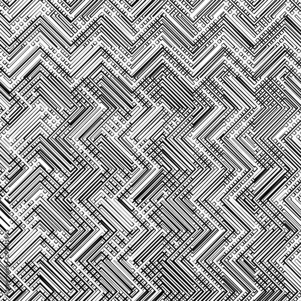 Leinwandbilder abstract black and white / monochrome background, pattern of net, web, lattice or grating of random,