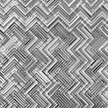 Abstract black and white / monochrome background, pattern of net, web, lattice or grating of random, irregular amorphous lines