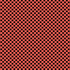 濃いオレンジと黒のドット（水玉）の背景