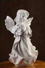 Fototapeta na wymiar angel on white background