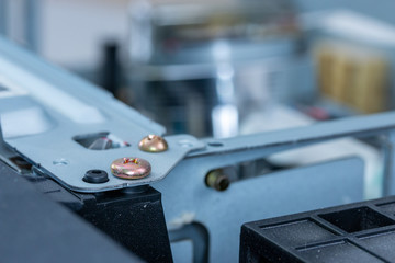Electromechanical parts of VHS player