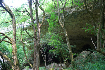 God's Bridge cave - 15 km north of Vratsa, Bulgaria.