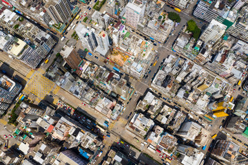 Hong Kong city from top