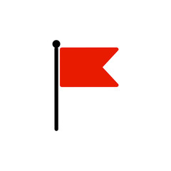 flag icon trendy flat design