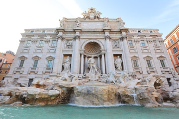 Fototapeta na wymiar The Trevi Fountain, Rome