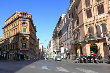 Fototapeta na wymiar Rome, life in the city - Italy