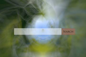 Search bar web on multi colored abstract background