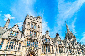 Fototapeta premium Beautiful Architecture at University Church of St Mary the Virgin in Oxford, UK