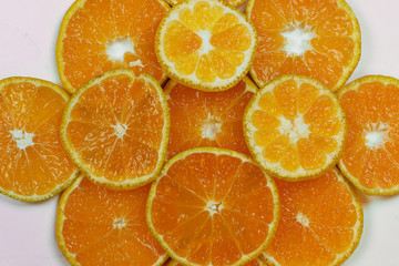 mandarin fruit isolate white