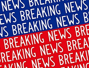 Breaking News. Banner filled with text. Vector design