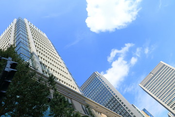 Fototapeta na wymiar 東京駅丸の内オフィスビル