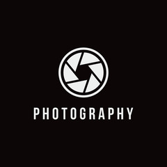 Photography, camera, lens logo