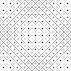 Seamless pattern Chinese Style with Triangle Black and White