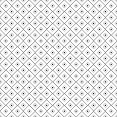 Seamless pattern Chinese Style with Triangle Black and White