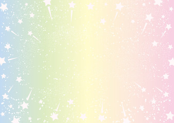 星空 パステルカラー背景 Wall Mural Wallpaper Murals Kid A
