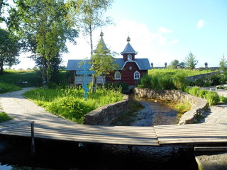  church at the source of the river