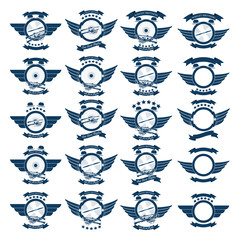 retro_avia_badges_set