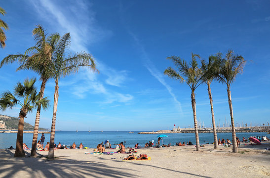 French Riviera - Menton - Plage des Sablettes