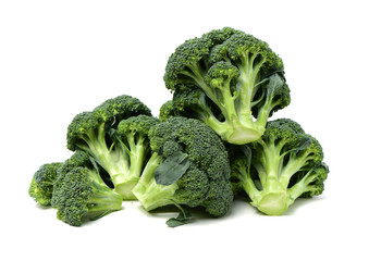 Broccoli vegetable on white background 