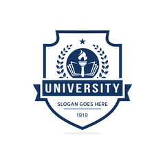 University, college logo vector