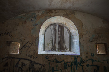 Vaulted room in an old small fort in La Pointe du Bout - Les Trois Ilets, Martinique, FWI