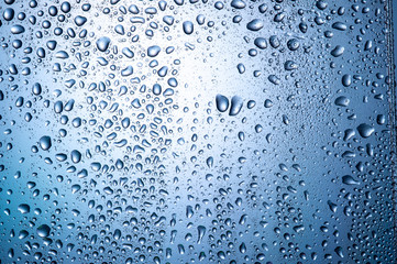 rain drops on the glass