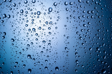rain drops on the glass
